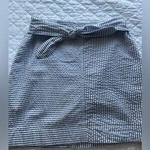 Vineyard Vines Blue and White Striped Mini Skirt
